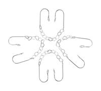 Toyvian 4 Pezzi Catene per Naso in Metallo Anelli Decorativi per Naso Regolabili Delicati Gioielli da Donna Senza Piercing per Uso Quotidiano e Regali Speciali