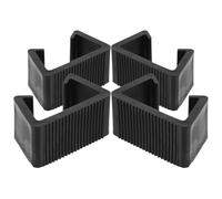 Toyvian 4 Pezzi Clip per Mobili da Esterno in Plastica Nera Resistente alla Rottura per Divani e Letti, Fissaggi Robusti Che Mantengono la Forma, per Arredamento Outdoor