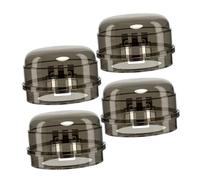 Toyvian 4 Pezzi Coperchio Dell'interruttore Stufa Copertina Maniglia Protettore Protezione Fornello Casseruola Piani Cottura Piano Cottura Tappo Supporto Forno Elettrico Prove Black Pc