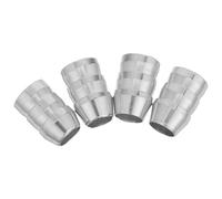 Toyvian 4 Pezzi Cuneo Metallico per Manico Martello e 12mm, Argento | Kit di Ricambio per Fissaggio, Uso Fai in Casa e Lavori All'aperto, per Teste di Martelli e Asce