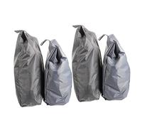 Toyvian 4 Pezzi Custodia Impermeabile Con Cerniera Custodia Per Scarpe Portatile Viaggio Viaggiare Grandi Scarpe Mamma Sospeso Taffetà Di Poliestere Impermeabile 190 t Grey
