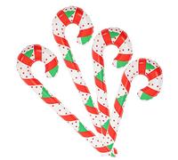Toyvian 4 Pezzi Decorazioni Natalizie Gonfiabili Caramelle Colorati Riutilizzabili Decorazioni da Appendere per Finestre e Soffitti Addobbi Festivi Resistenti e Portatili