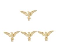 Toyvian 4 Pezzi Decorazionper Della con Finial Ad Aquila per Esterni Facile da Installare Leggero e Compatto