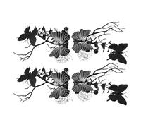 Toyvian 4 pezzi Fermagli Capelli Halloween con Teschio e Ragnatela Clip Gothic con Farfalla Nera Accessori Leggeri e Comodi per Costume Spettrale Donna e Ragazza