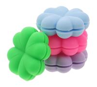 Toyvian 4 Pezzi Forma Smorzatore Silicone a Fiore di per Racchetta da | Forma Floreale Multicolore, Assorbimento Urti e Vibrazioni, per Controllo della Racchetta