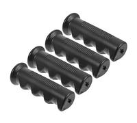 Toyvian 4 Pezzi Guanti in Gomma Maniglia Impugnature Accessori Maniglie Mano Carrello Del Carrello Della Spesa Impugnatura Carrellino Coperture Per Manico Gomma Da Cancellare Nero