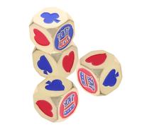 Toyvian 4 Pezzi Metallo per Giochi Poker Arrotondati Accessori per Feste e Bar Resistente e Riusabile Atmosfera Divertimento per Club e Carte