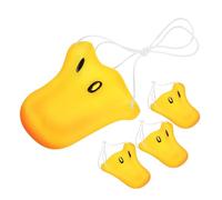 Toyvian 4 Pezzi Naso Anatra Cosplay in Materiale Resistente e Sicuro per Feste e Spettacoli Accessorio Animale Decorativo Portatile Comodo da Indossare per Carnevale e Halloween