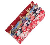 Toyvian 4 Pezzi Porta Ventaglio in Stile Vintage Custodia Portatile Leggera per Ventagli Giapponesi Trousse in Seta con Motivo Floreale Adatta per Ventagli Penne e Posate