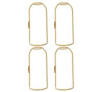 Toyvian 4 Pezzi Portaoggetti Per, Scaffale Per Cantina, Liquori, Casa, Scaffali Per Vino, Sala Da Pranzo, Moderno, Salvaspazio, Scaffale Portaoggetti Rosso, Montaggio, Dorato,