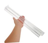 Toyvian 4 Pezzi Rack e Pusher Mahjong in Trasparente Manico Organizer Domino e Supporto Scorrevole per Partite Familiari e Competizioni