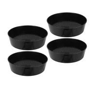 Toyvian 4 Pezzi Setaccio per Terriccio e Compost in Plastica Resistente da Reti Filtranti Rotonde per Giardinaggio Crivello Manuale Portatile per Sabbia Ghiaia Terreno e Filtrazione Rocce