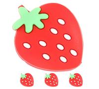 Toyvian 4 Pezzi Smorzatore da Tennis Rosso in Silicone, Rapido | Forma da Tennis, Decorativo e Delicato, Riduce Vibrazioni, per Lezioni e Partite, per Principianti