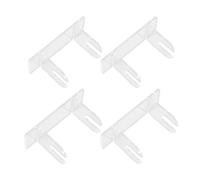 Toyvian 4 Pezzi Supporto in Acrilico per Ventagli Pieghevoli con Base Larga Scanalata, Espositore Elegante e Robusto per Ventagli Cinesi, per Vetrine Professionali e Decorazione Domestica