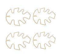 Toyvian 4 Pezzi Supporto per Piante Monstera e Cactus in Ferro Color Oro Supporto Robusto per Fusto per Rinvaso e Sistemazione Piante da Interno