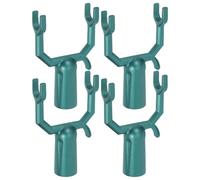 Toyvian 4 Pezzi Supporto per Ramo in Lega di Alluminio per Alberi, Verde | Tubi Tondi da 0, 75 Pollici, Aiuta a Sostenere Carichi Elevati, Montaggio Semplice