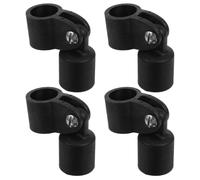 Toyvian 4 Pezzi Tappo Rotondo in Nailon Nero per Tenda Barca 25 MM | Barche e Strutture Marine, Leggero e Resistente AI Raggi Uv, Cappuccio Terminale da 25mm