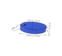 Toyvian 4 Portachiavi Galleggiante Ovali in Schiuma Leggeri e Compatti per Kayak e Sport Acquatici Colori Vivaci per Facile Individuazione in e Debole