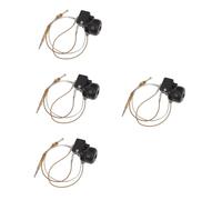Toyvian 4 Set Assemblaggio della sonda di termocoppia Calore Riparazione da Esterno Sostituzione inclinare all'aperto del riscaldatore termocoppia del riscaldatore ABS