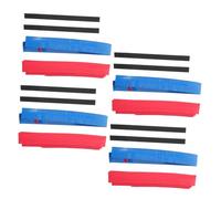 Toyvian 4 Set Nastri Avvolgenti per Impugnature Golf Antiscivolo Impermeabili in PU Grip Sportivo per Manici Mazze Riavvolgimento Facile e Protezione Contro Pioggia e umidità Rosso e Blu
