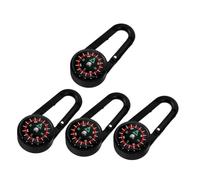 Toyvian 4 Tascabile Mini con Moschettone Resistente e Portachiavi per Escursionismo e Arrampicata Outdoor