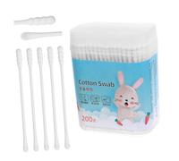 Toyvian 400 Pezzi di Cotton Fioc per Neonati: Bastoncini di Cotone di Carta a Doppia Estremità, Piccoli E Delicati, per La Pulizia Delle Orecchie, Bastoncini di Sicurezza per La Pulizia di Orecchie E