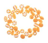 Toyvian 40pezzi Mini Pane Finto Realistico in Resina Cibo in Miniatura Per Case Delle Bambole Oggetti Di Scena Per Cucina Esposizione Artigianato Micro Paesaggio