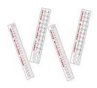 Toyvian 4fogli Adesivi Per Guzheng Etichette Musicali Per Note e Scale Strumenti Di Pratica Per Principianti e Adesivi Pratici e Riutilizzabili