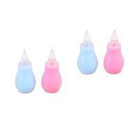 Toyvian 4pezzi Aspiratore Nasale Sicuro Con Pompetta Mano Pulizia Per Blu Rosa