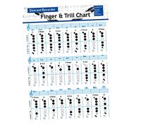Toyvian 4pezzi Basso Recorder Chord Chart Guida Pratica Per Insegnanti e Principianti Materiale Sicuro e Durevole Strumento Musicale Essenziale Per Chitarra e Clarinetto
