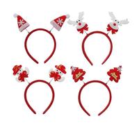 Toyvian 4pezzi Cerchietti Natalizi Per Accessori Per Spettacoli e Include Design Cappello Indossare