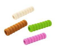 Toyvian 4pezzi Copri Maniglia in Eva Protezione Per Ragazzo Ragazza Copertura Per Pomello Design Semplice Colore Beige Installazione Rapida