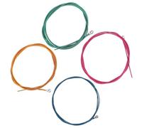 Toyvian 4pezzi Corde Per Basso Elettrico Inossidabile Set Di Corde Colorate Per Chitarra Elettrica Resistente e Facile Da Sostituire Adatte Per Principianti e Musicisti