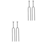 Toyvian 4pezzi Diapason Per Chitarra Di Strumenti Musicali Leggero e Durevole Facile Da Utilizzare Tono e Preciso Per Accordatura