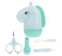 Toyvian 4pezzi Forbicinper Unghie Ragazzo Ragazza Kit Completo Con Tagliaunghie Pinzetta Per Unghie Inossidabile e Design Adorabile Con Cofanetto Per La Manutenzione Sicura e Pratica Del