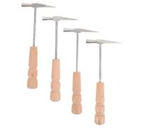 Toyvian 4pezzi Kalimba Thumb Piano Tuning Hammer With Wooden Handle For Accurate Pitch Adjustment Compact And Portable Musical Tuning Tool