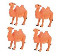Toyvian 4pezzi Miniature Camel Figurines Realistic Pvc Animal Models for Kids Play and Home Decor for Natural Science Education and Imaginative Play