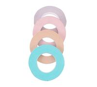 Toyvian 4pezzi Nastro Adesivo Per Guzheng e Pipa Tapes Per Dita Traspiranti e Colorati Blu Rosa Color Carne Musicisti e Amanti Della
