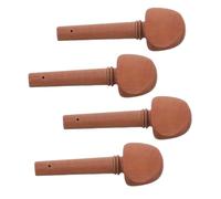 Toyvian 4pezzi Piroli in Legno Di Giuggiolo Per Violino Sostituzione Dei Piroli Per Strumenti Ad Da Accessori Di Ricambio Per Parti Di Violino
