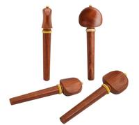 Toyvian 4pezzi Piroli per Violoncello in Legno Marrone Accessori per Violoncello per Regolazione Fine delle Corde Facili da Usare