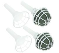 Toyvian 4pezzi Porta Bouquet da Sposa per Matrimonio Supporto Floreale Fai da Te Manico per Composizioni Artificiali per Feste e Regali Personalizzati