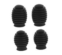 Toyvian 4pezzi Punte per Bacchette in Silicone Tappi per Bacchette Accessori per Batteria Protezione per Esercizi le Pratiche e Resistenti