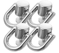 Toyvian 4pezzi Rivetti Ad Anello d Rotanti in Lega per Borse in Pelle Kit di Rivetti per Pelle Accessori per Portafogli Cinturini e Artigianato Fai da Te