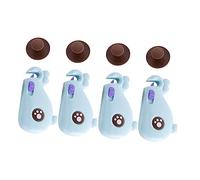 Toyvian 4pezzi Sicurezza Per Ragazzo Ragazza Ragazza Serrature Per Cassetti Armadi e Frigoriferi Realizzate in Robusti Materiali Abs Sicuri Senza Trapano Facile Da Installare Nastri Adesiv