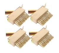 Toyvian 4pezzi Spazzola per Diserbo in d Acciaio Strumento per Estrarre Muschio Diserbante Manuale per Terrazze Patii e Marciapiedi per Spazi Ristretti e Ambienti e Multifunzionale