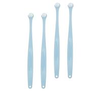 Toyvian 4pezzi Spazzolino da Denti con Setole Morbide per Gatti Piccoli e Cani Design Micro Testina per Pulizia Leggero e Adatto Bocche Piccole di Gattini e Cuccioli Completo per Igiene