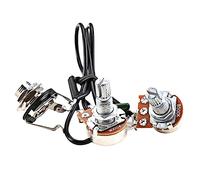 Toyvian 4sets Cablaggio Per Potenziometri Per Chitarra Elettrica Componenti Metallo Resistente Facile Installazione Design Compatto Inclusi Potenziometri Ak e Bk Soluzione Per Upgrade