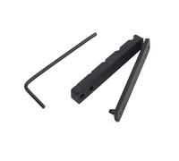 Toyvian 5 Corde Dado Di Basso Capotasto Per Chitarra Acustica Dadi Del Manico Della Chitarra Dado Scanalato Parti Di Ricambio Per Basso Dado Del Ponte Sella in Osso Per Chitarra Black