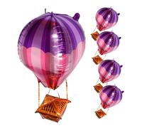 Toyvian 5 Decorazioni per Tema Palloncini Forma Pallone Aerostatico Eleganti Centerpiece per Matrimoni Compleanni e Shower Facili da Gonfiare e Appendere