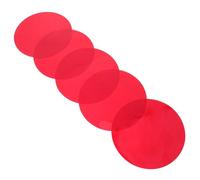 Toyvian 5 Pezzi Film Correttore Colore Autoadesivo per Lampade Filtro Luce Calda per Spot e Lampade Gel per Atmosfera Casa Facile Installazione Compatibile Ambienti Multipli